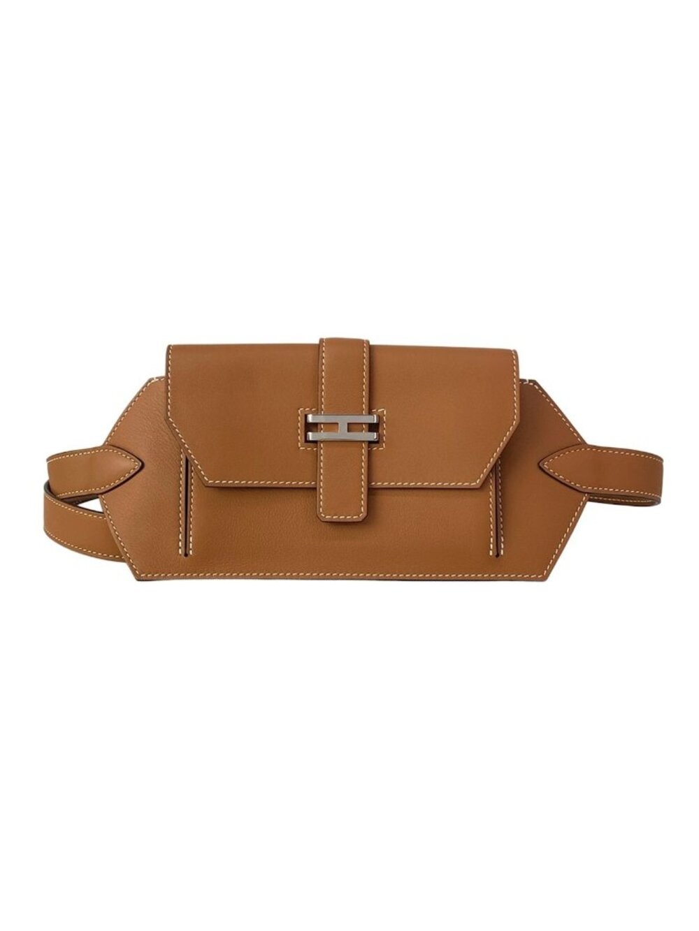 Hermes Waist Pouch Elan Pocket 24 Gold Silver